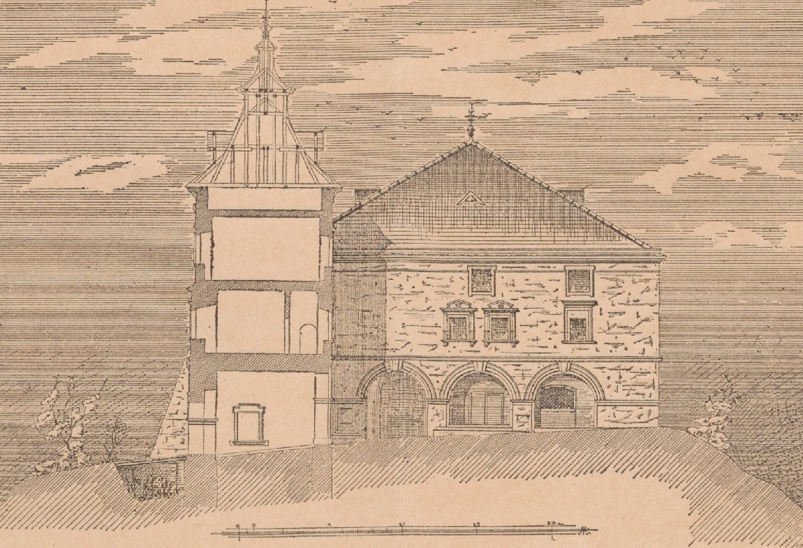 Олеський замок, 1891 р.