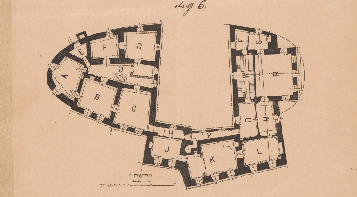 Олеський замок, 1891 р.