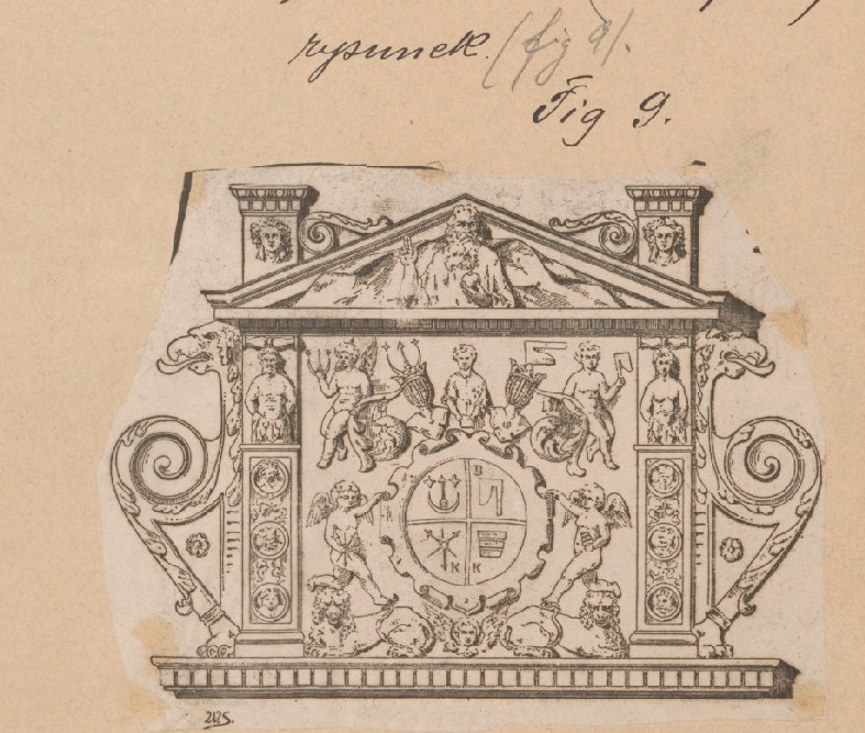 Олеський замок, 1891 р.