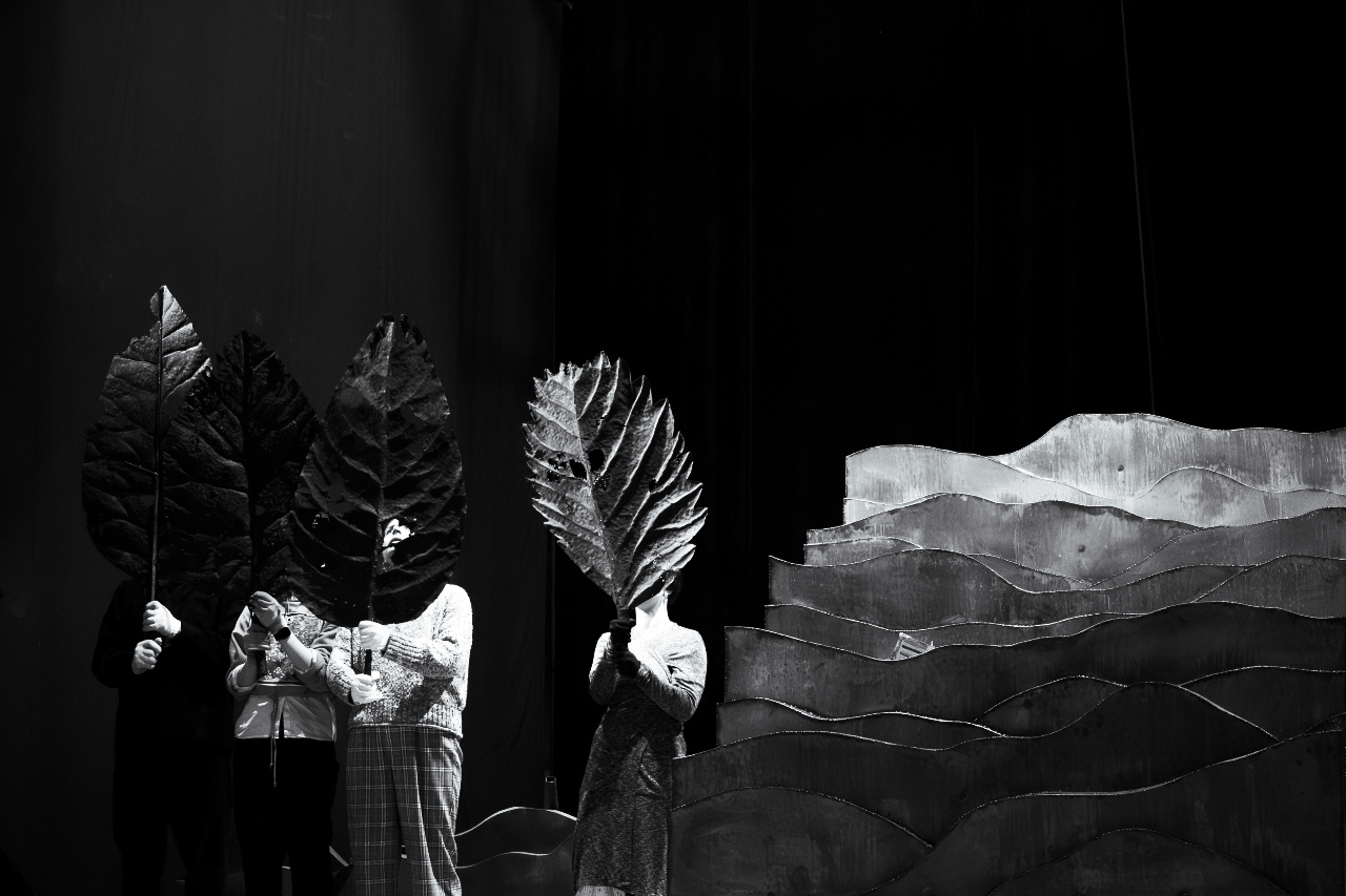 Фото Христини Куч з репетиції вистави «Божественна комедія»