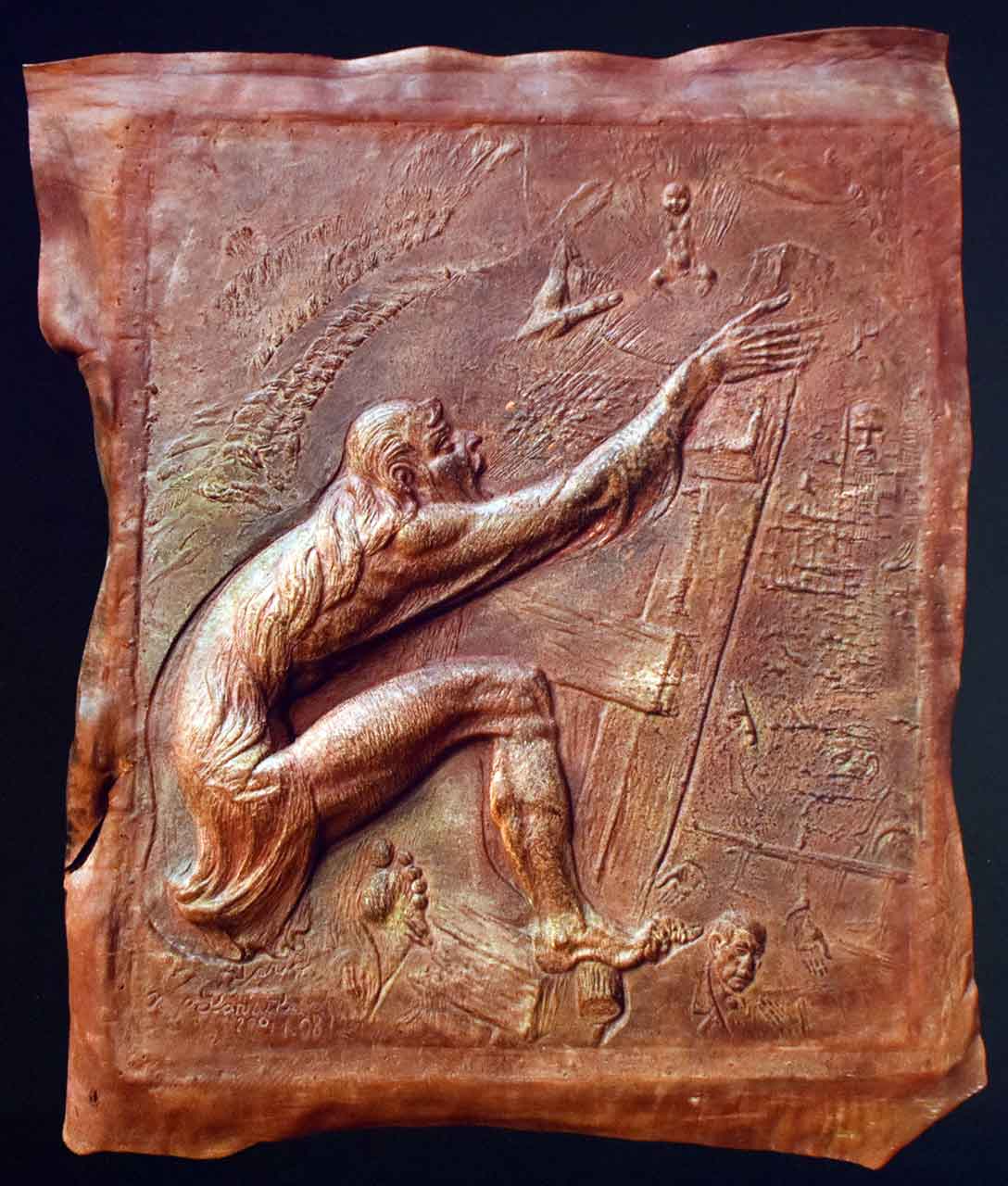 Ігор Копчик. Надія. 2004. Тиснена шкіра.