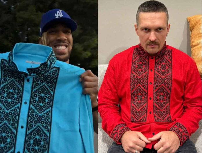 Усик в Маямі подарував Джошуа вишиванку