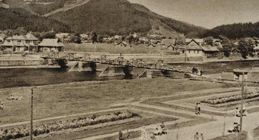 Міст та пляж, 1920-ті рр.