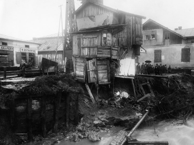 Наслідки пожежі в Бориславі, 1925 рік.