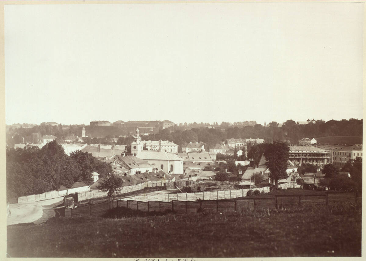 Панорама Львова, 1872 р. Фотограф Франц фон Райзінґер