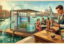 Кава з каналів Венеції. Ілюстрація ШІ