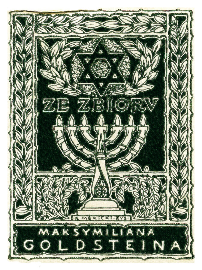 Один з екслібрісів авторства Рудольфа Менкицького. Фото з https://art.lviv-online.com/rudolf-menkicki/